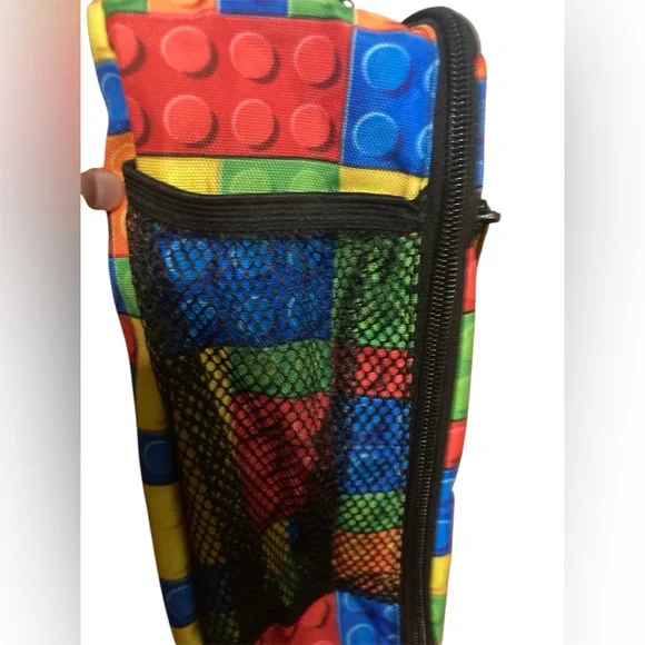 Fun Blocks Colorful Insulated Lunch Bag - Picture 6 of 6